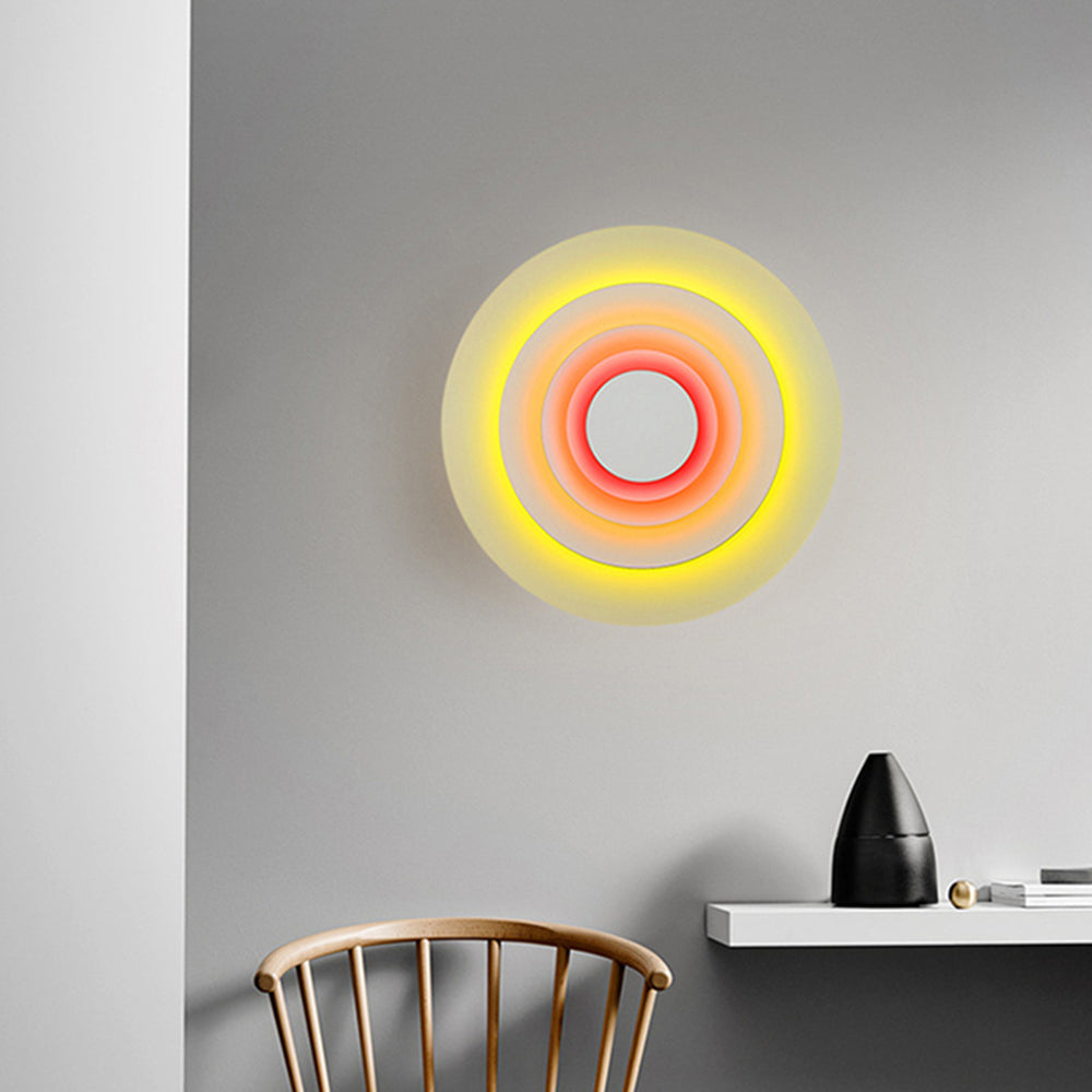 Noen Applique Murale Moderne Multicolore. Rose/Bleu/Jaune. Salon
