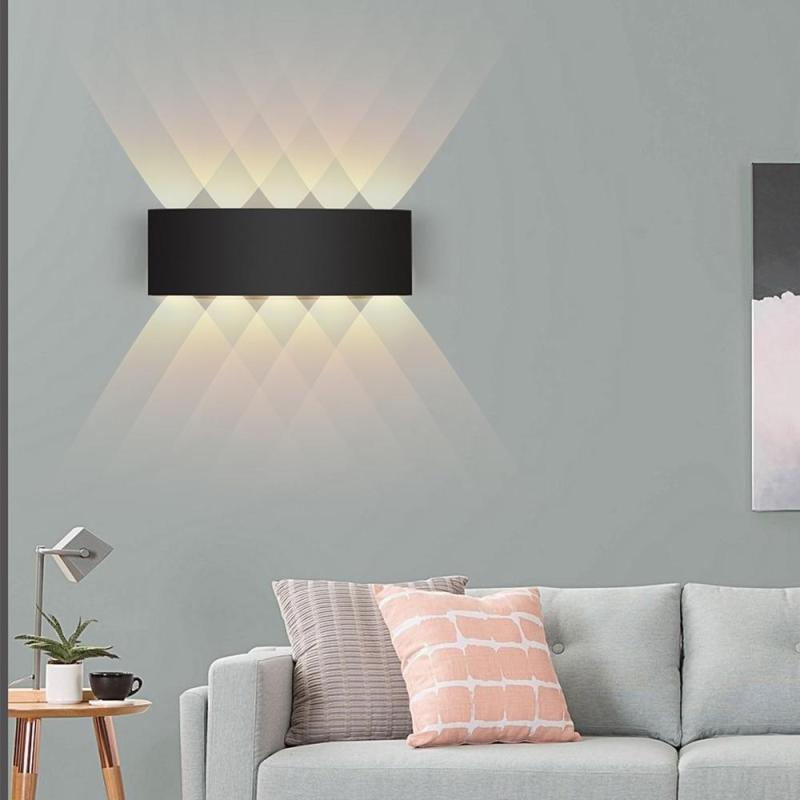 Tronix Applique Murale Rectangulaire Moderne Noir/Blanc. Corridor
