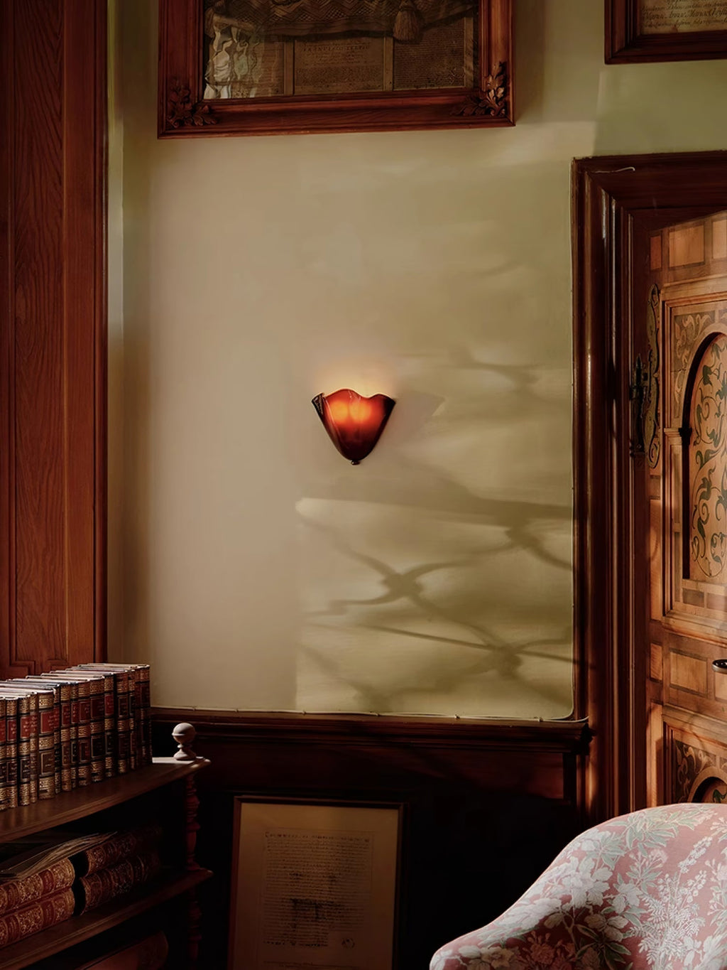 Lustra Lampe Murale Élégante aux Courbes Douces