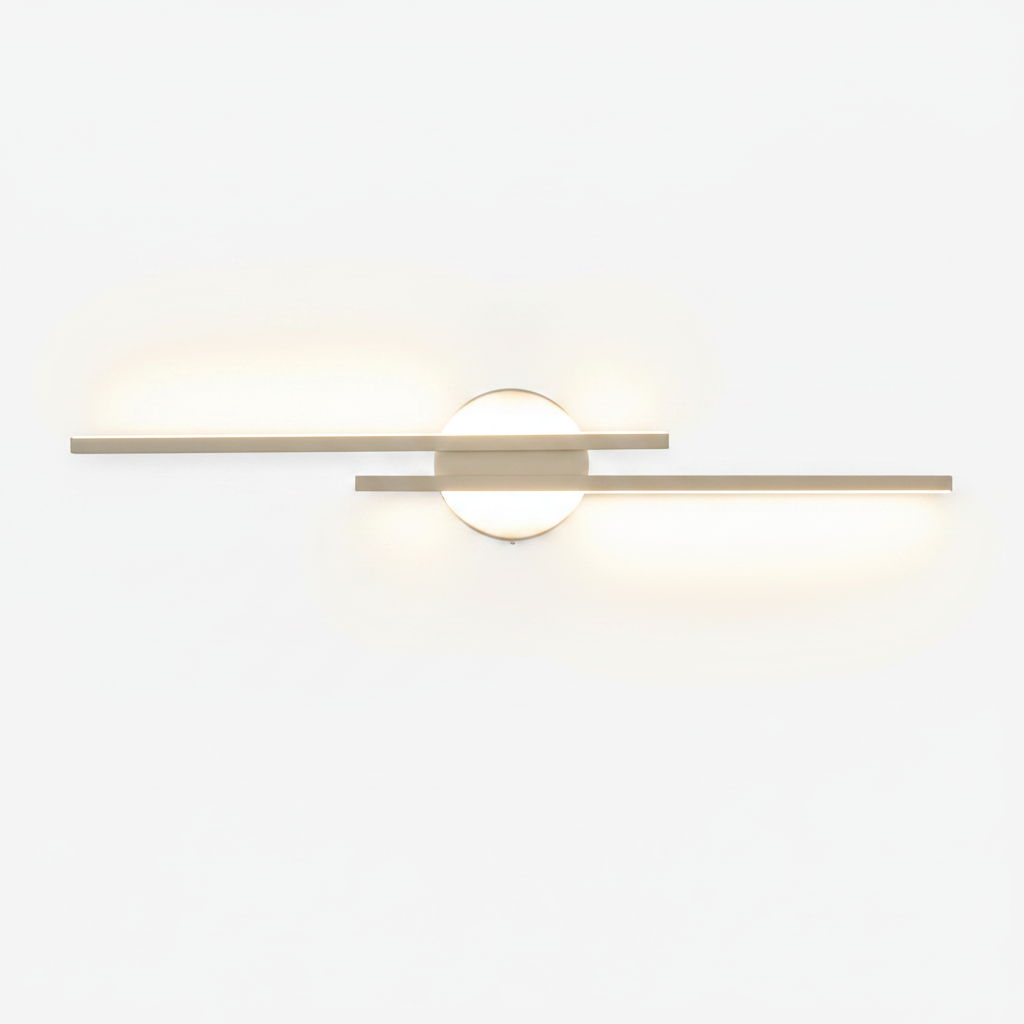 Applique Murale LED Linéaire Noire Moderne Minimaliste