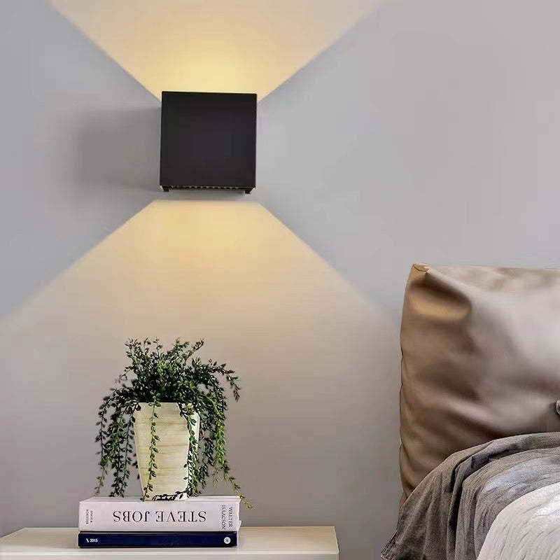 Nexu Applique Murale Carrrée Minimaliste Intérieur/Extérieur