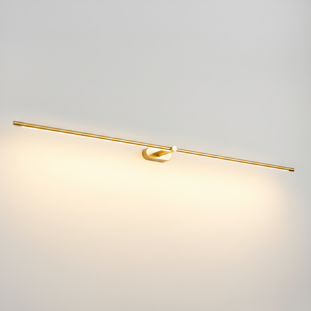 Lampe Murale Linéaire Élégante et Minimaliste en Métal LED Intégrée