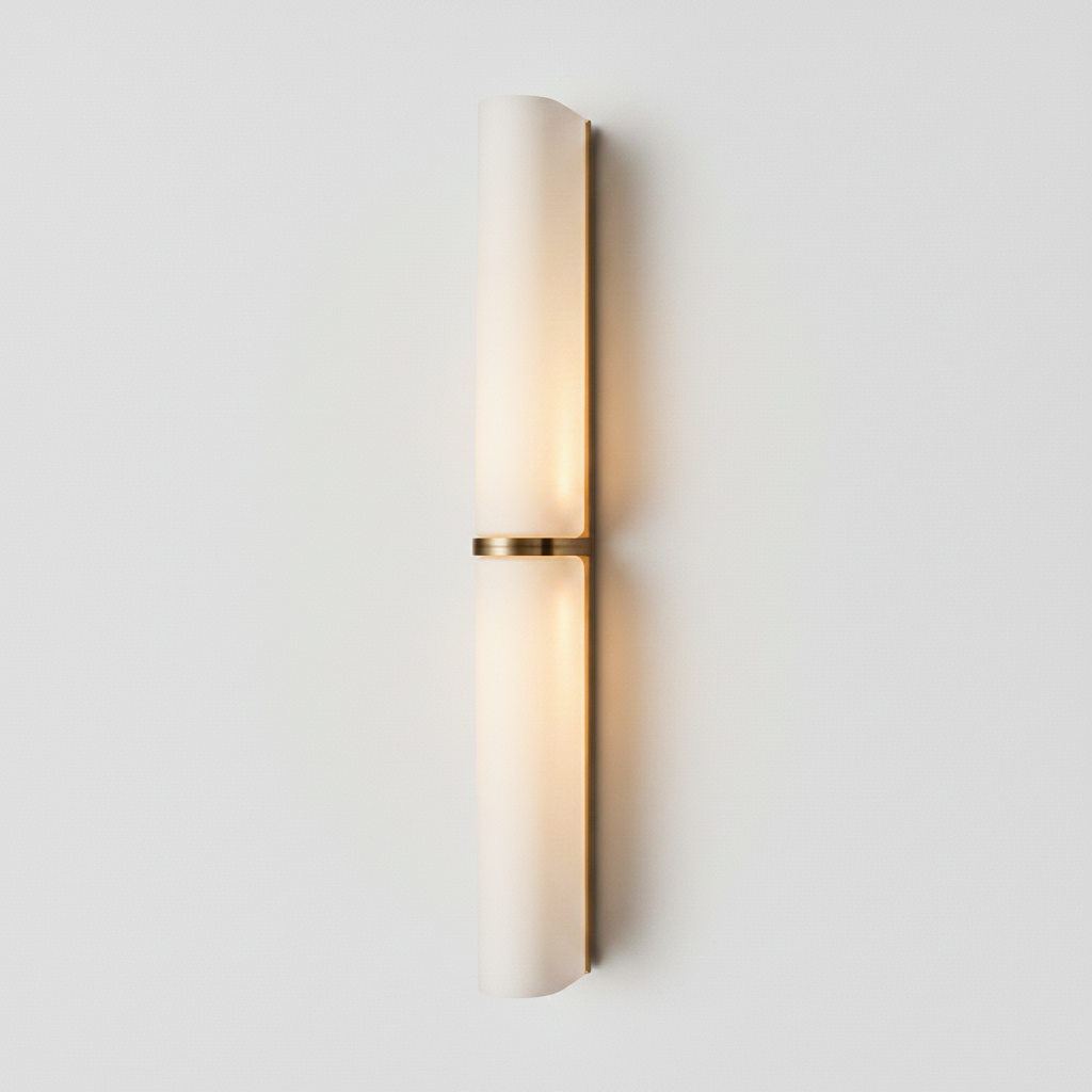 Applique Murale en Verre Moderne Minimaliste LED Intégrée
