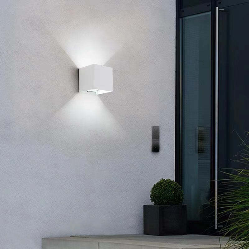 Nexu Applique Murale Carrrée Minimaliste Intérieur/Extérieur