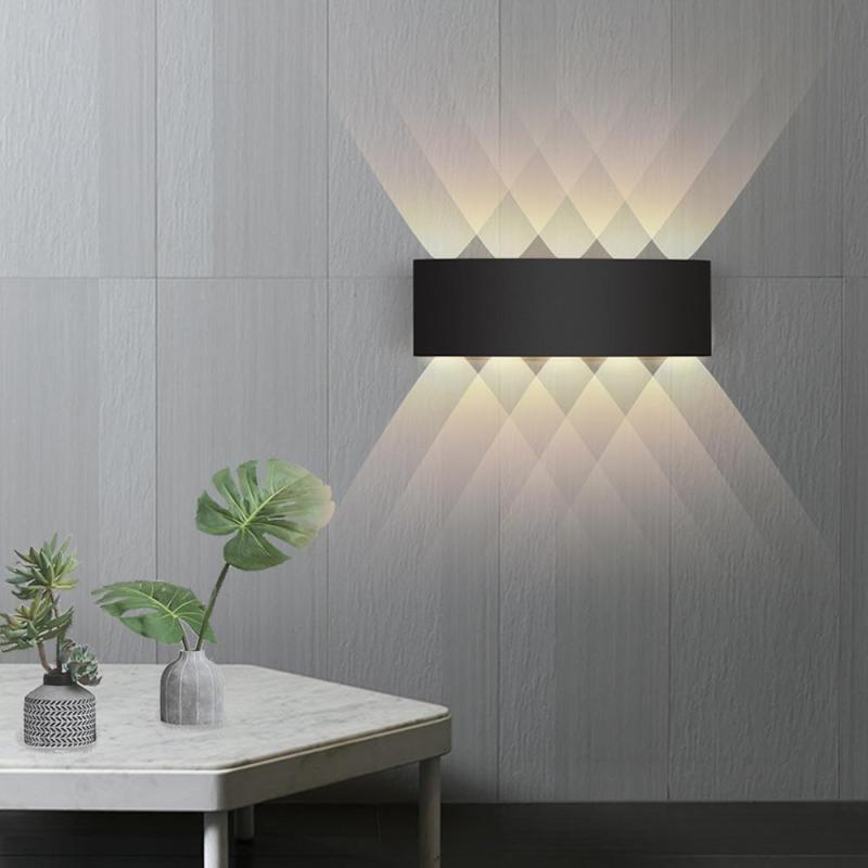 Tronix Applique Murale Rectangulaire Moderne Noir/Blanc. Corridor