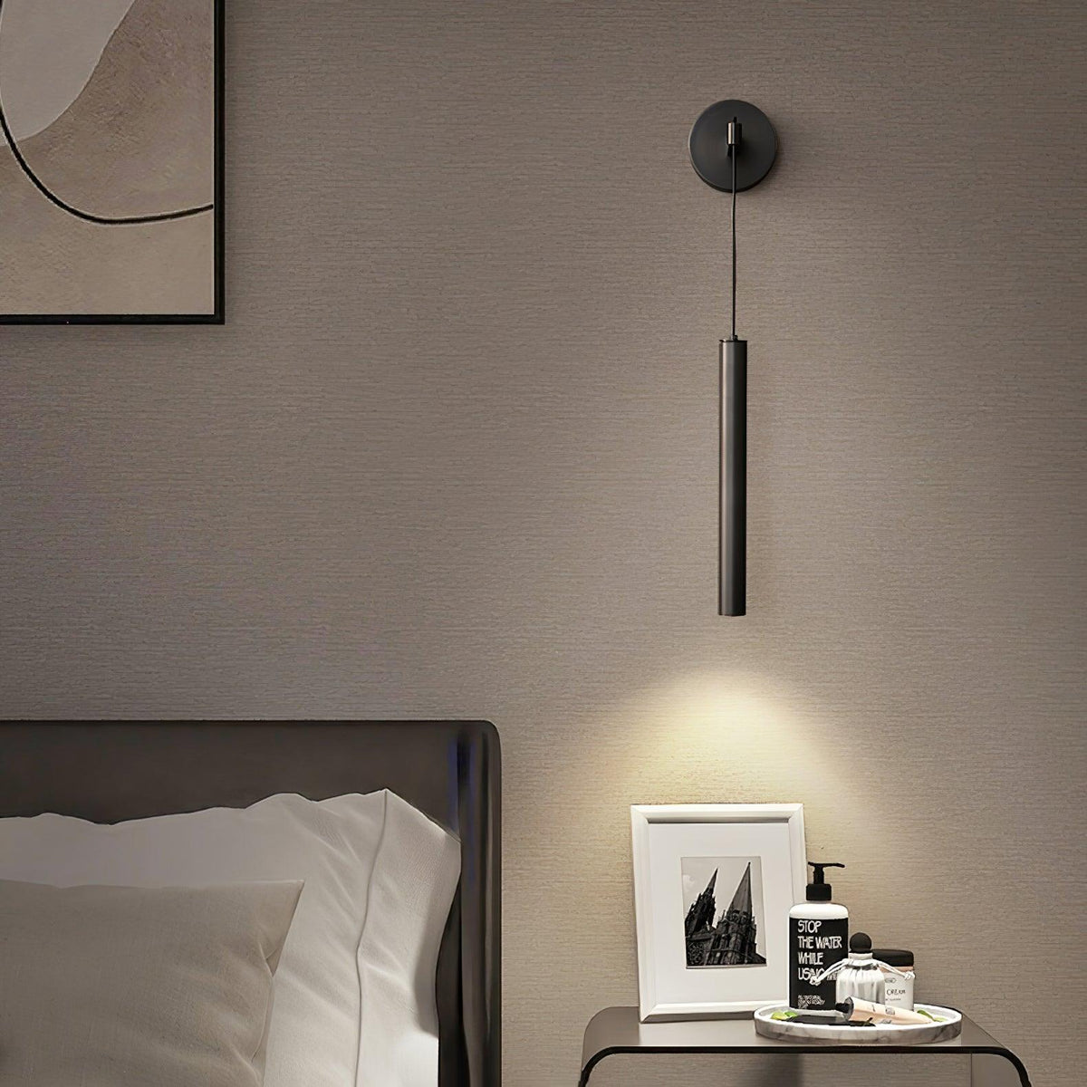 Thomasina Applique Murale Ligne Laiton Moderne Minimaliste