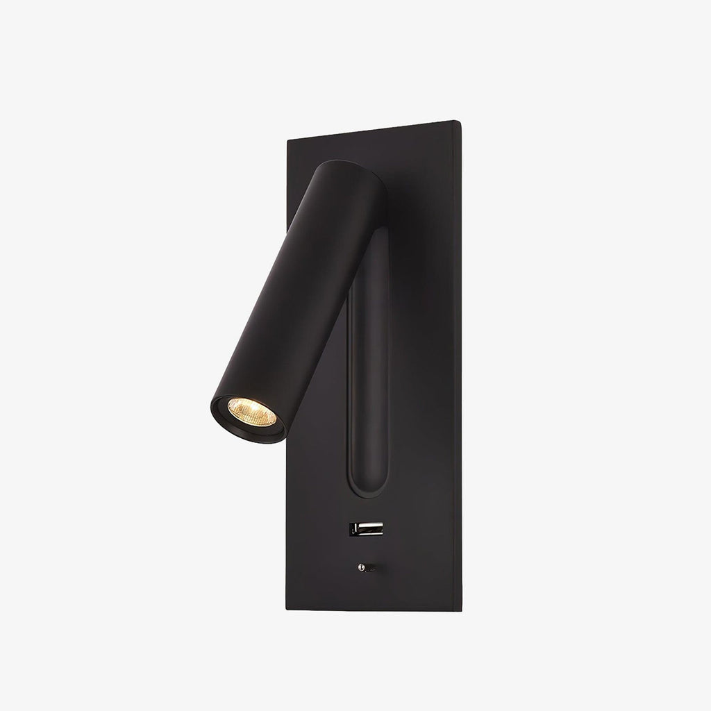 Aare Moderne Minimaliste Chevet Noir Luminaire Mural