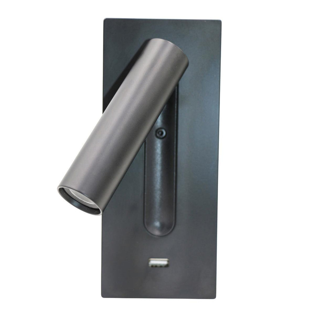 Aare Moderne Minimaliste Chevet Noir Luminaire Mural