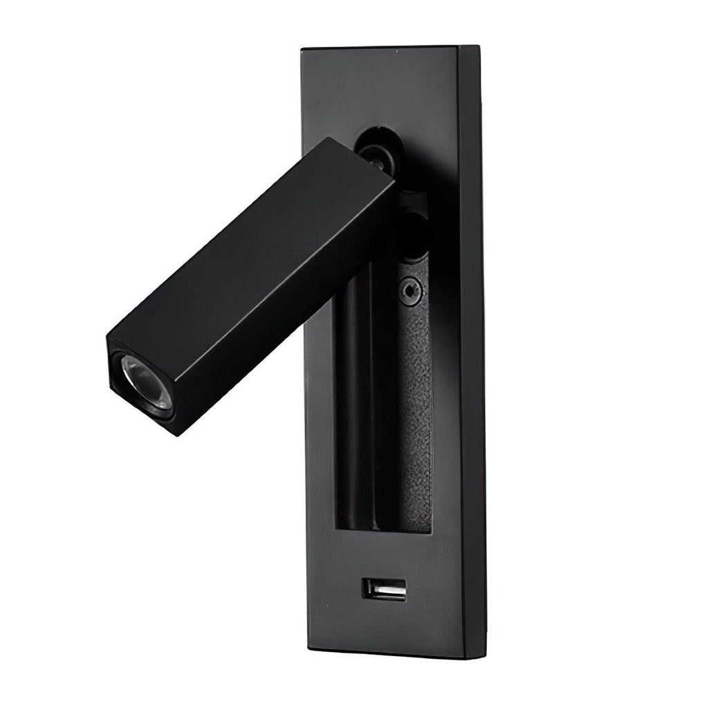 Aare Moderne Minimaliste Chevet Noir Luminaire Mural