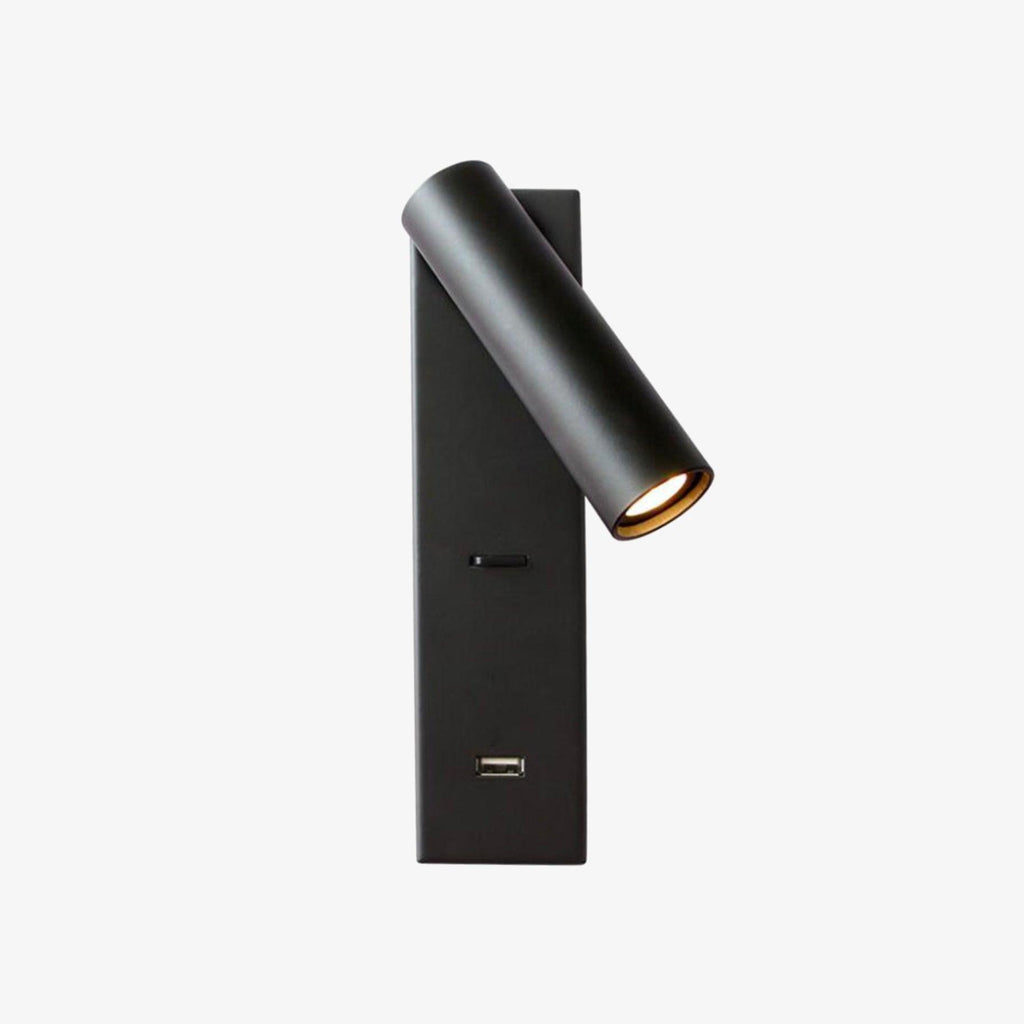 Aare Moderne Minimaliste Chevet Noir Luminaire Mural