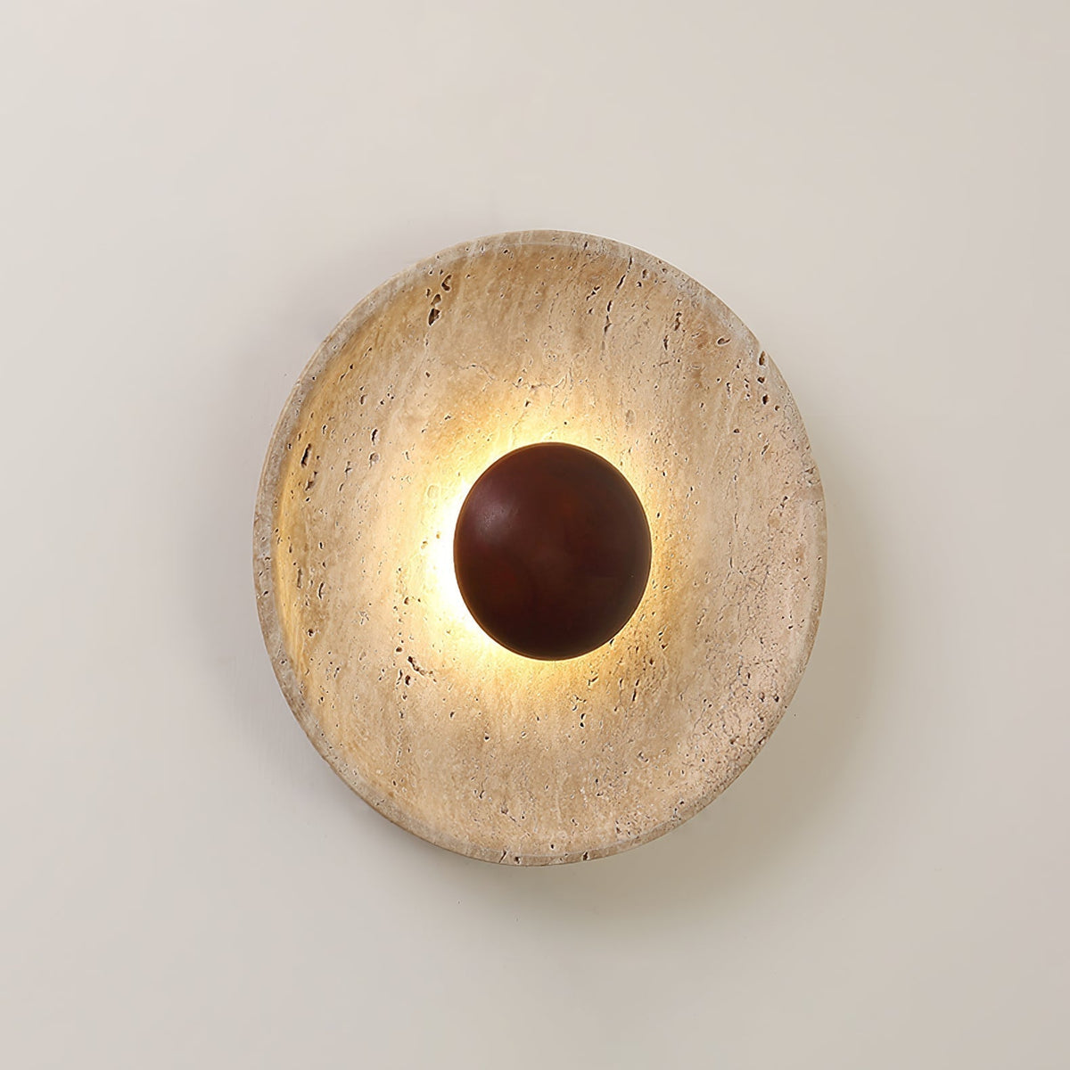 Ulraeia Minimaliste Travertin Luminaire Mural