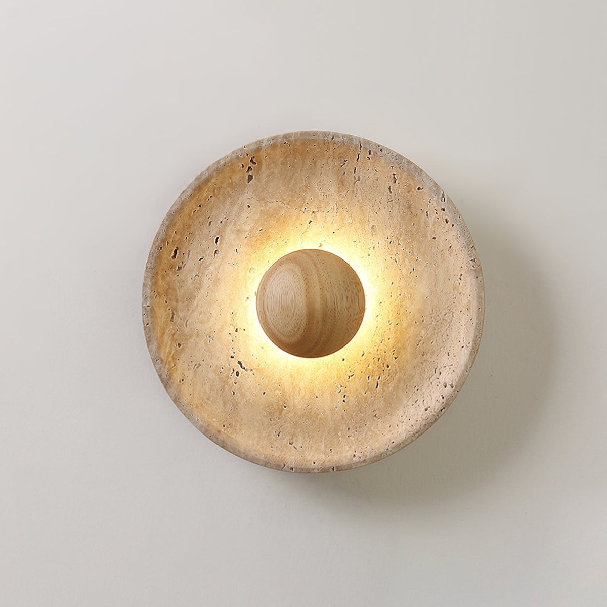 Ulraeia Minimaliste Travertin Luminaire Mural