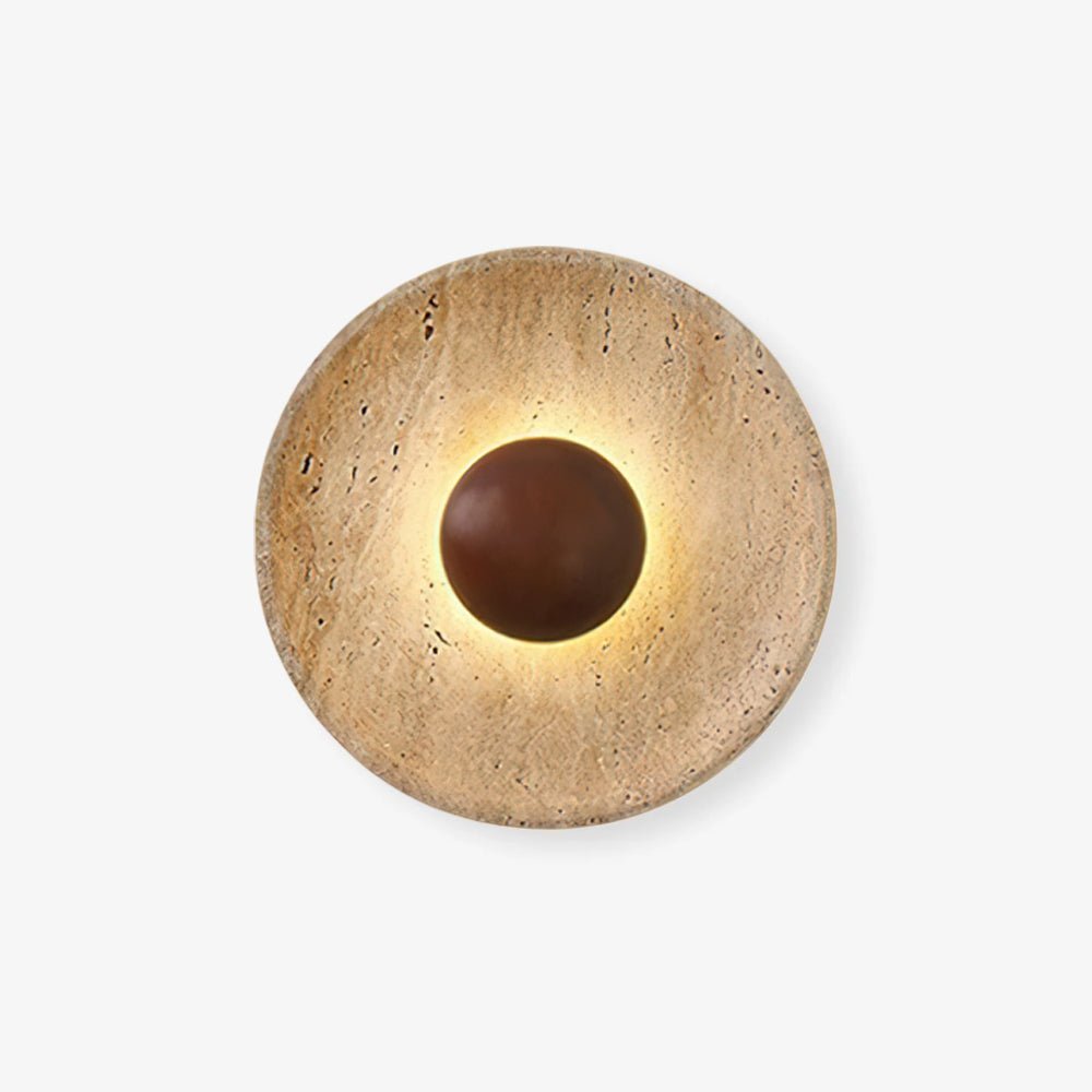 Ulraeia Minimaliste Travertin Luminaire Mural