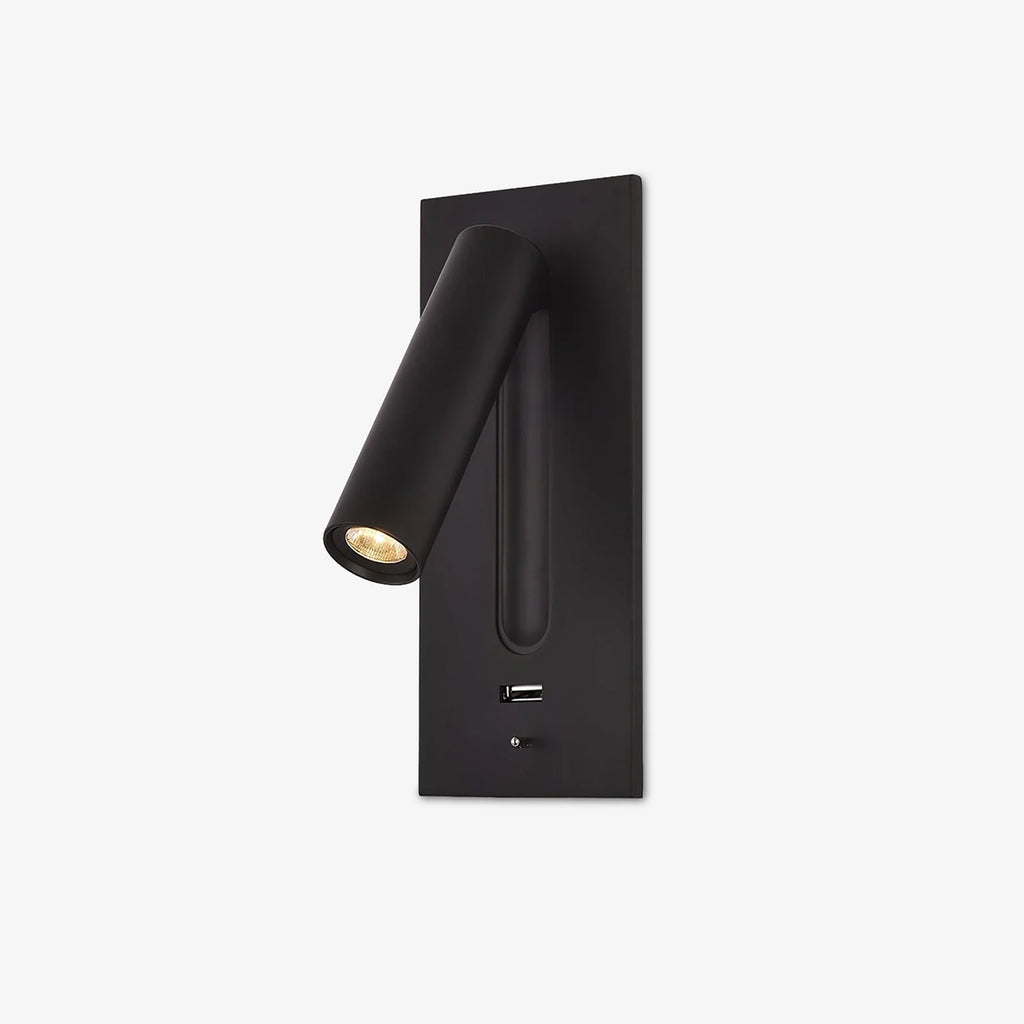 Aare Moderne Minimaliste Chevet Noir Luminaire Mural