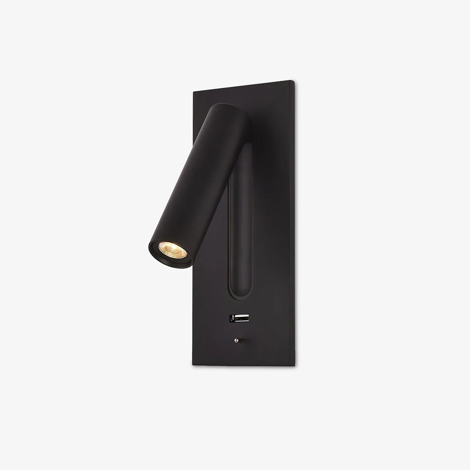 Aare Moderne Minimaliste Chevet Noir Luminaire Mural Image