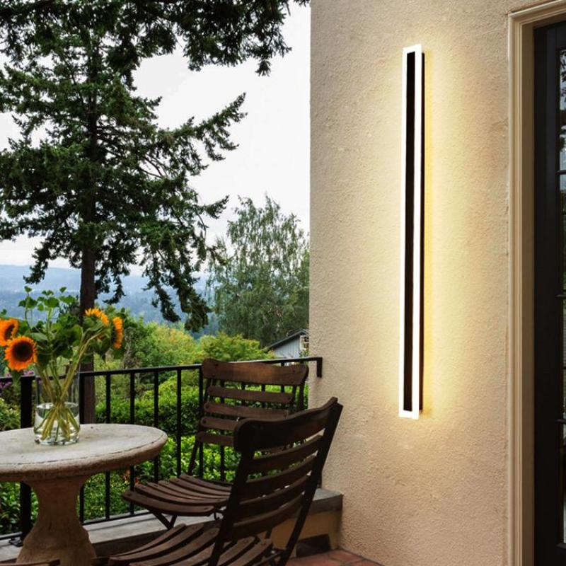 Fiala Moderne LED Applique Murale Extérieure Noir