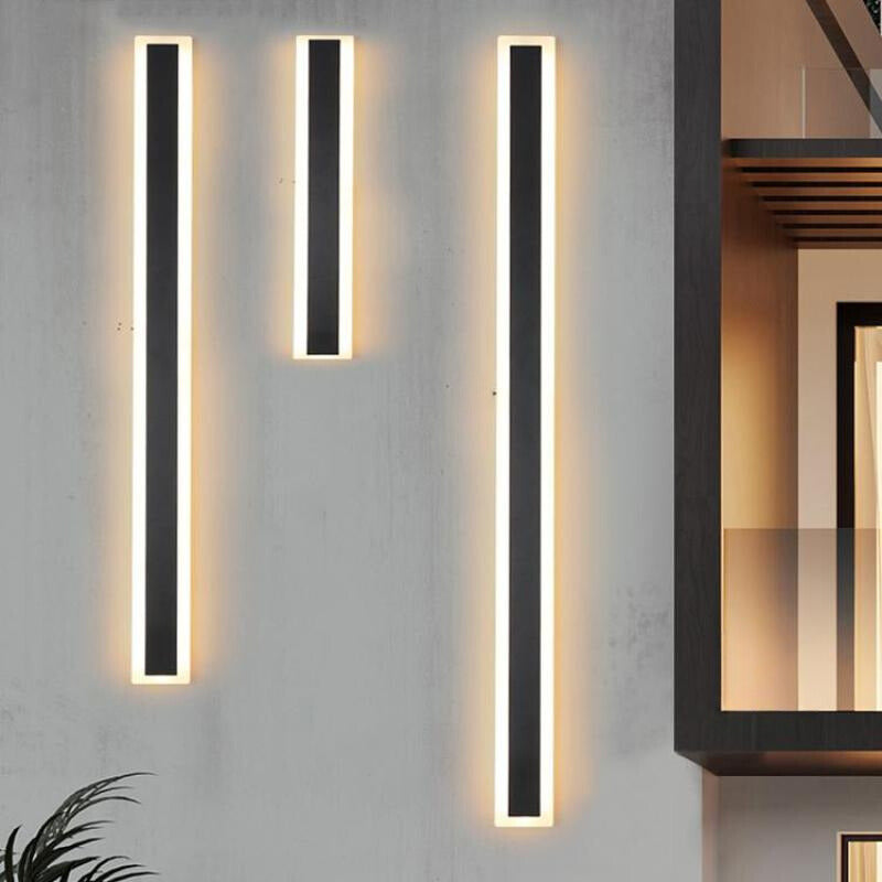 Fiala Moderne LED Applique Murale Extérieure Noir