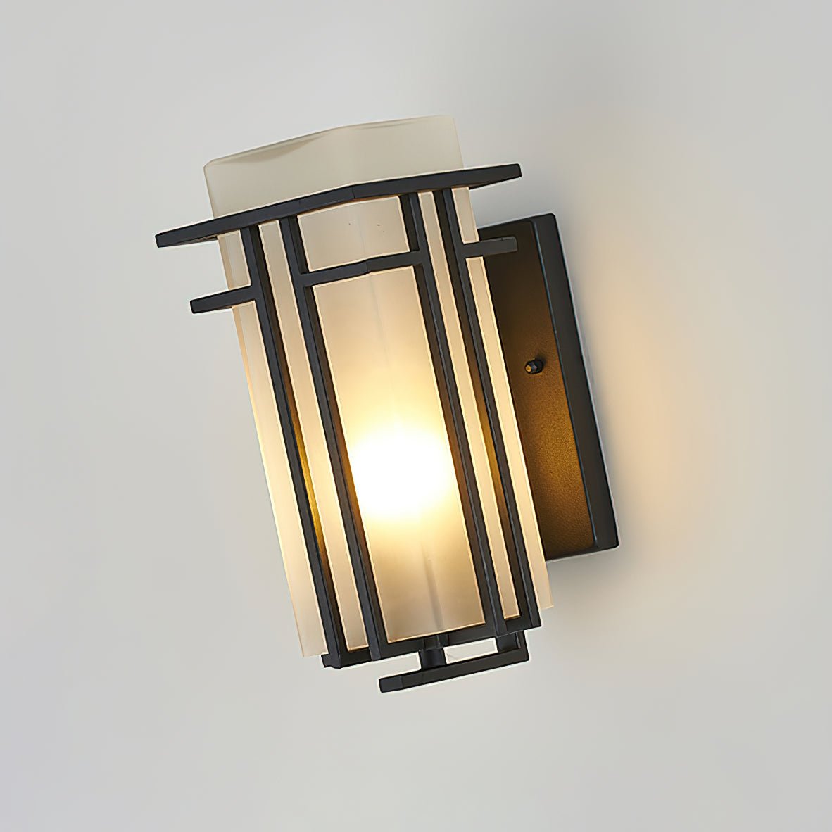 Lustra Lampe Murale Extérieure en Fer Lanterne Rétro