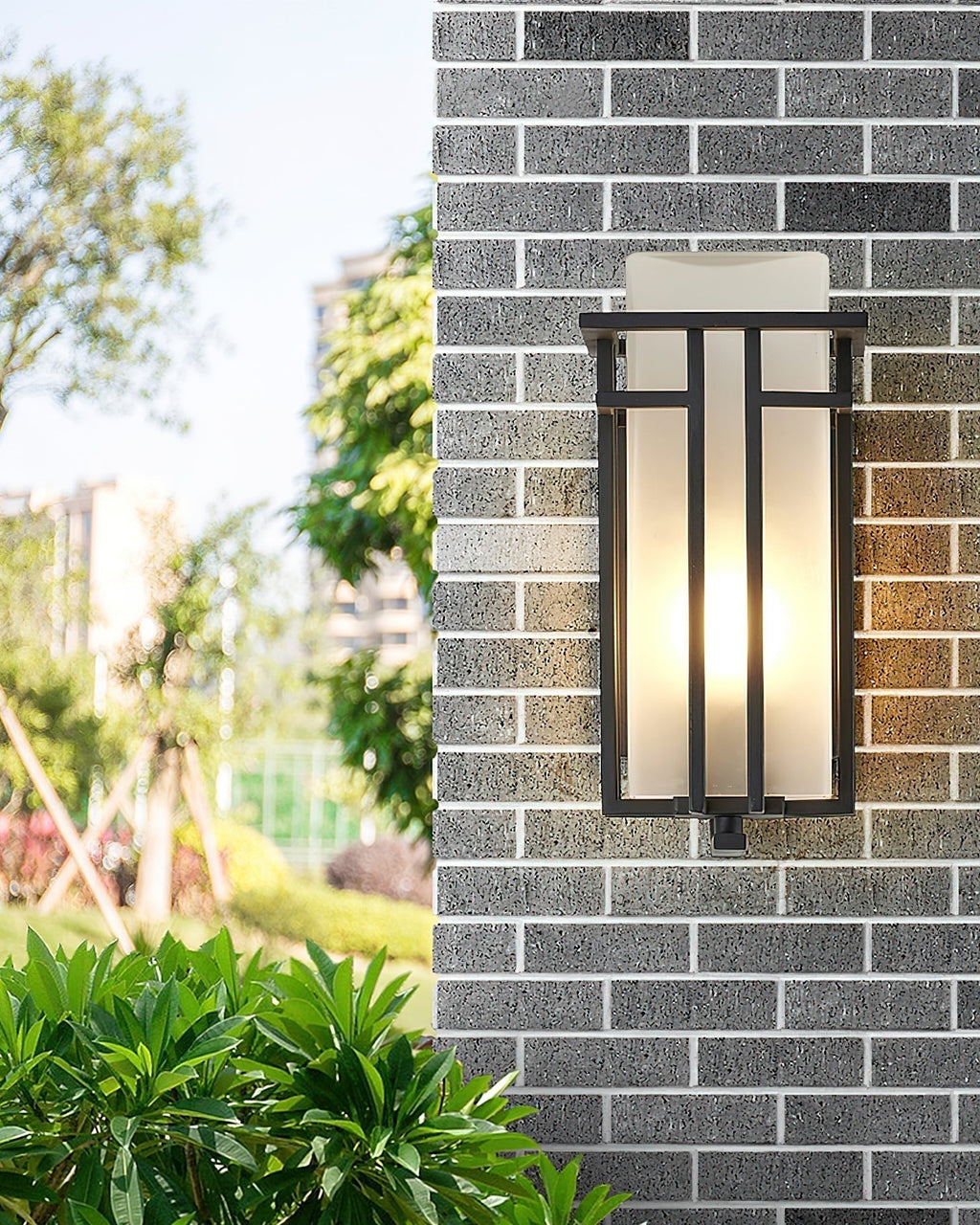 Lustra Lampe Murale Extérieure en Fer Lanterne Rétro