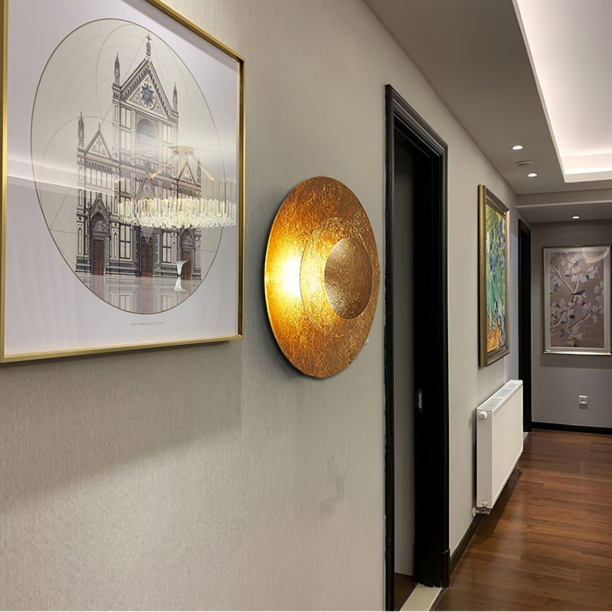 Solaris Applique Murale Feuille Vintage