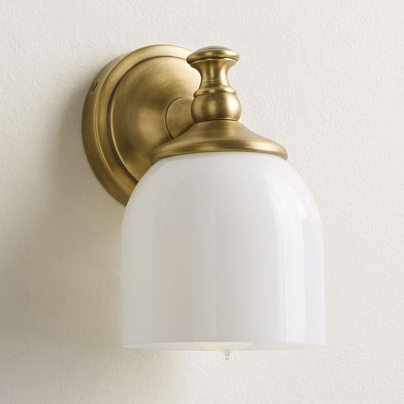 Lumen Sconce Mural Moderne Minimaliste à Bras Courts en Chrome Métal Verre