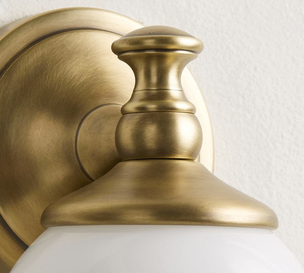 Lumen Sconce Mural Moderne Minimaliste à Bras Courts en Chrome Métal Verre