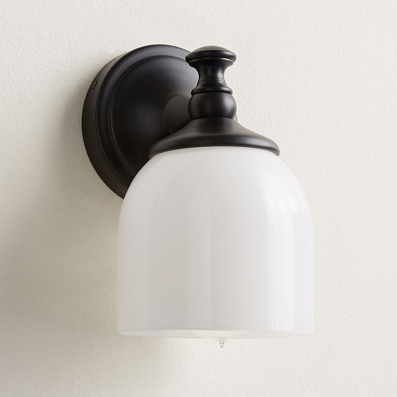 Lumen Sconce Mural Moderne Minimaliste à Bras Courts en Chrome Métal Verre