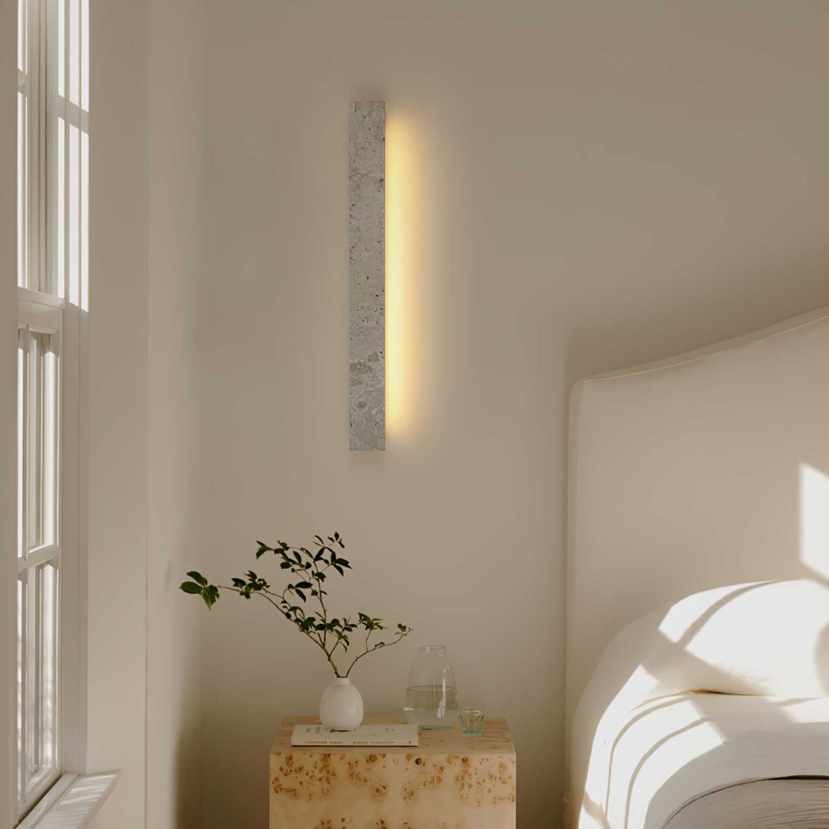 Ardora Suspension Minimaliste en Travertin