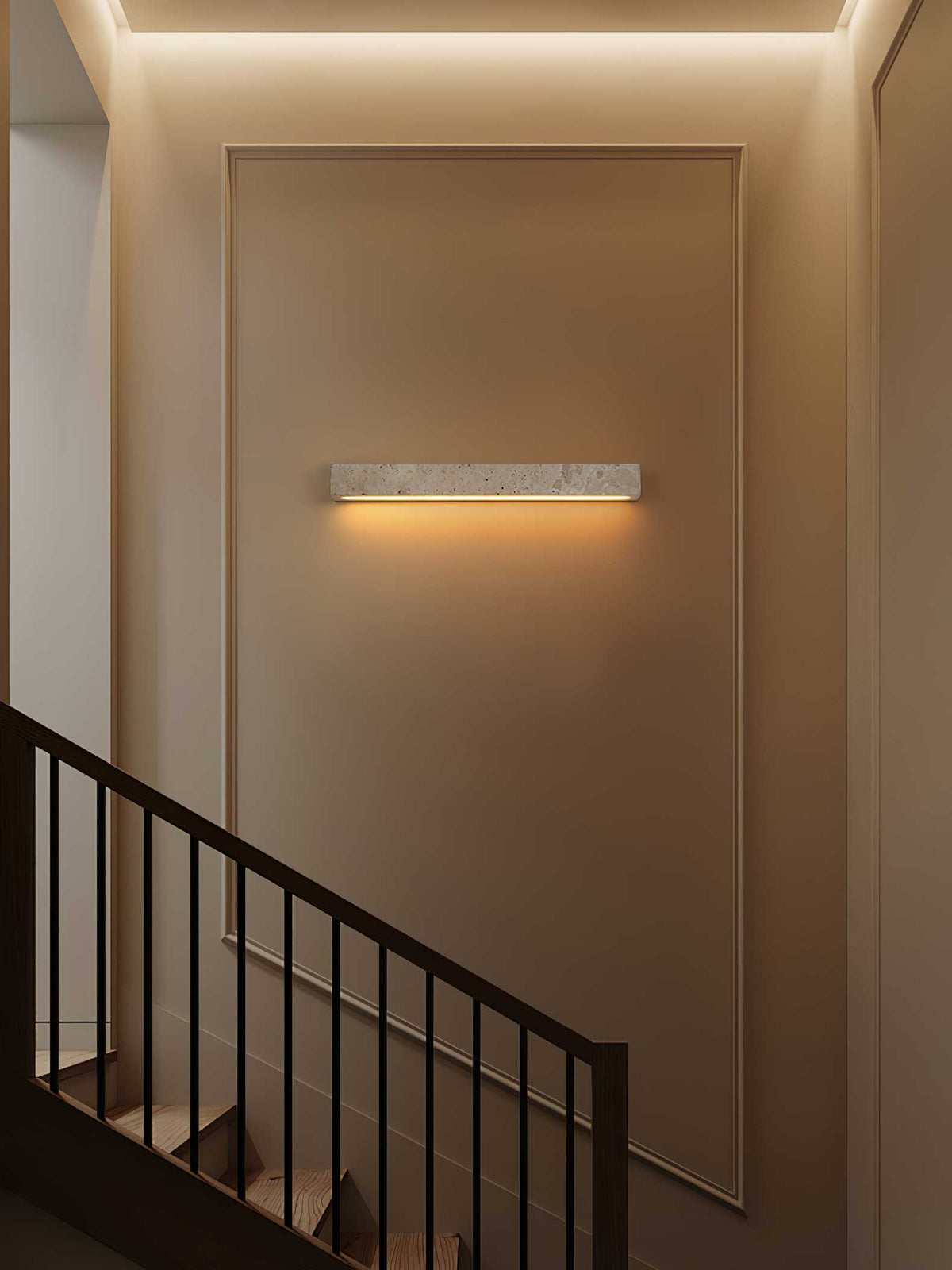 Ardora Suspension Minimaliste en Travertin
