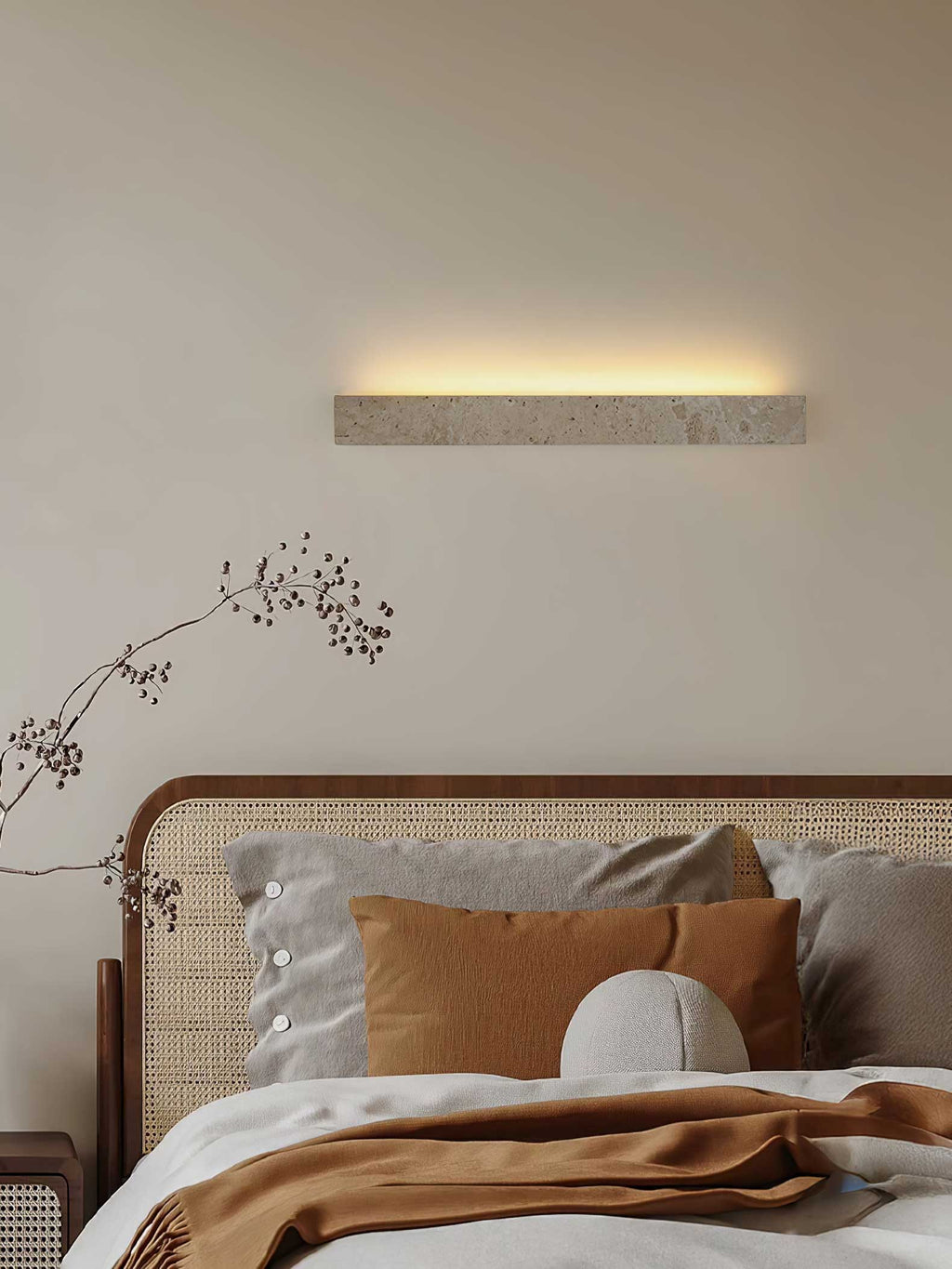 Ardora Suspension Minimaliste en Travertin