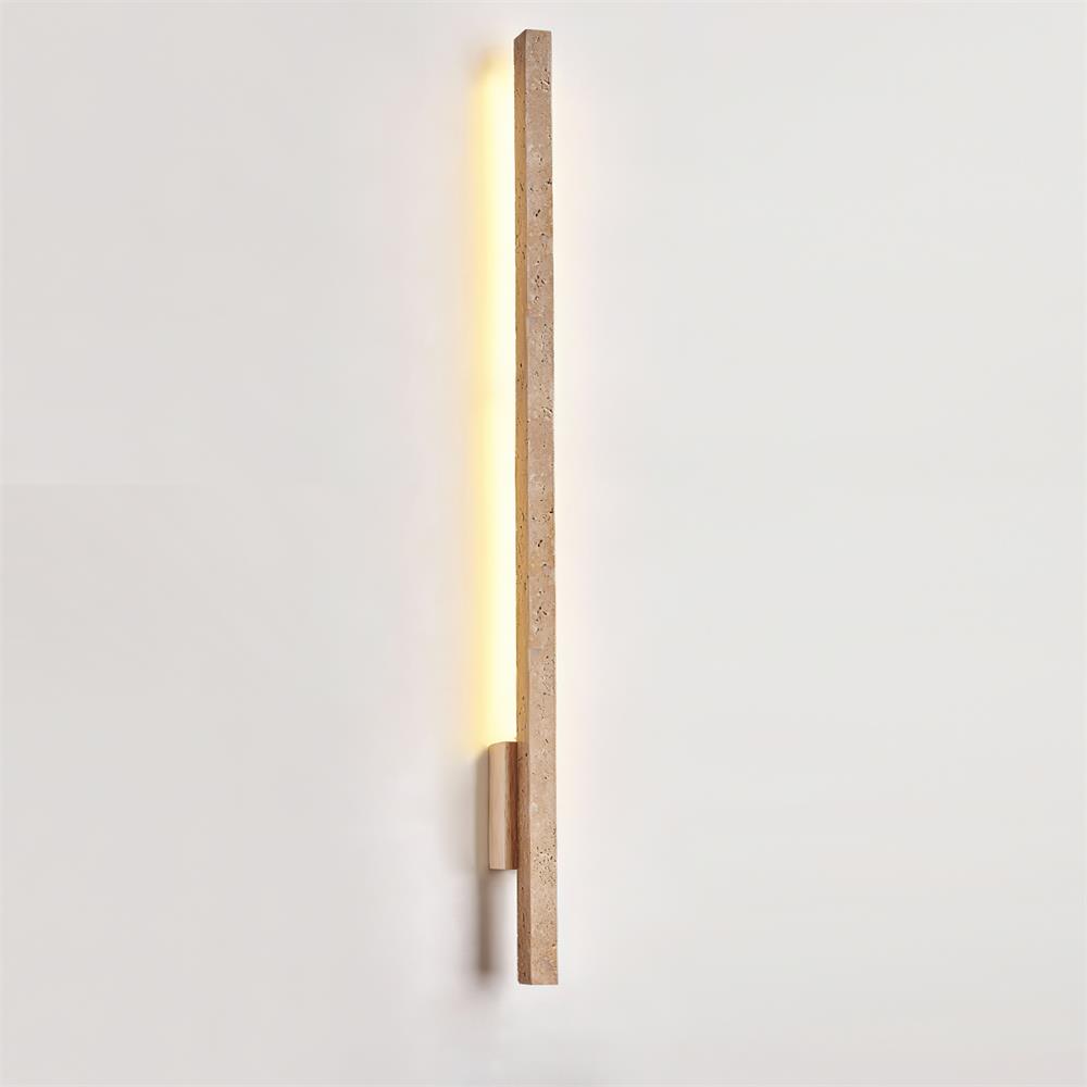 Opalyn Applique Murale Slim en Travertin