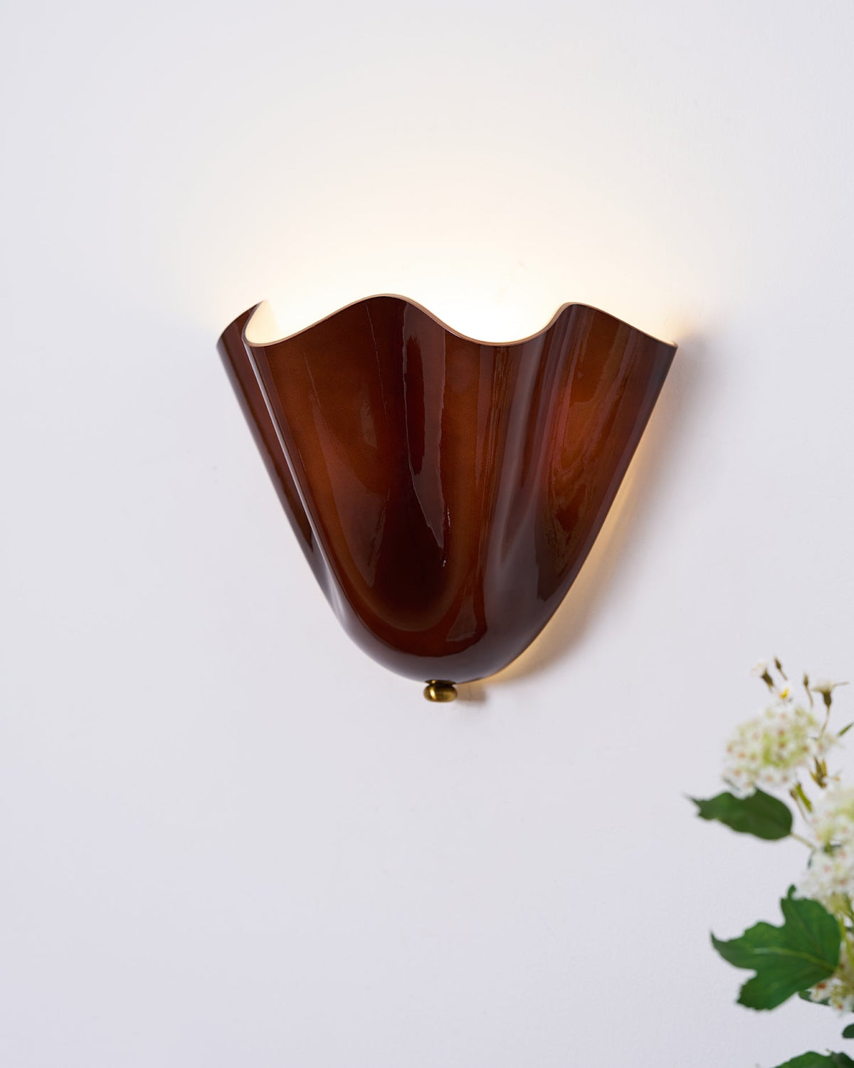 Lustra Lampe Murale Élégante aux Courbes Douces