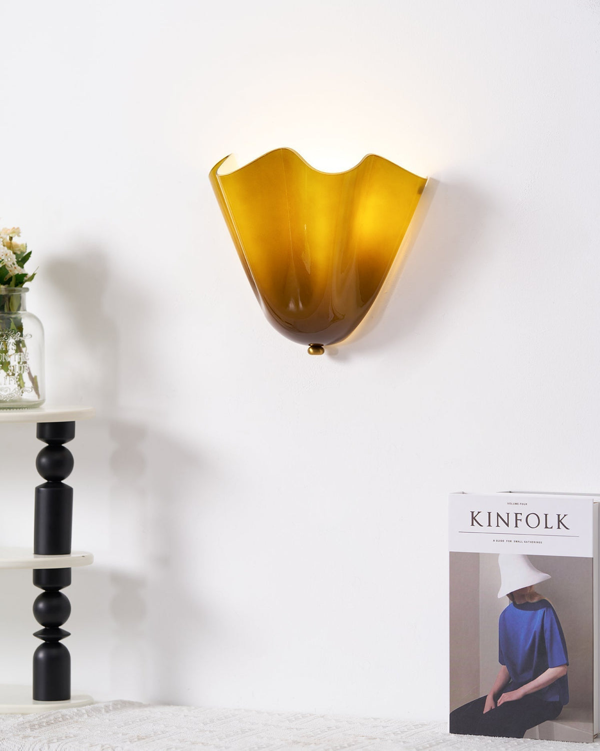 Lustra Lampe Murale Élégante aux Courbes Douces