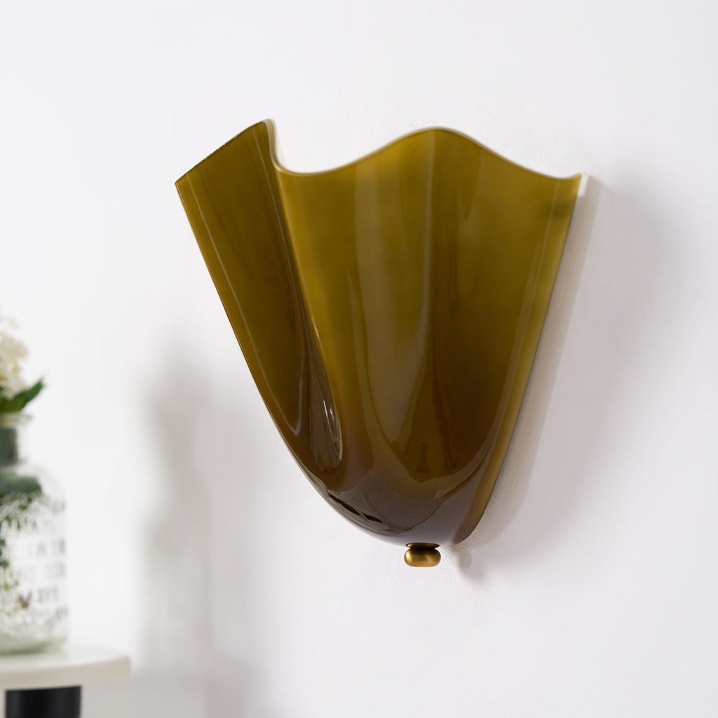 Elara Applique Murale Élégante en Verre