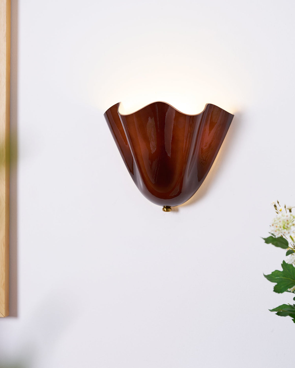 Lustra Lampe Murale Élégante aux Courbes Douces