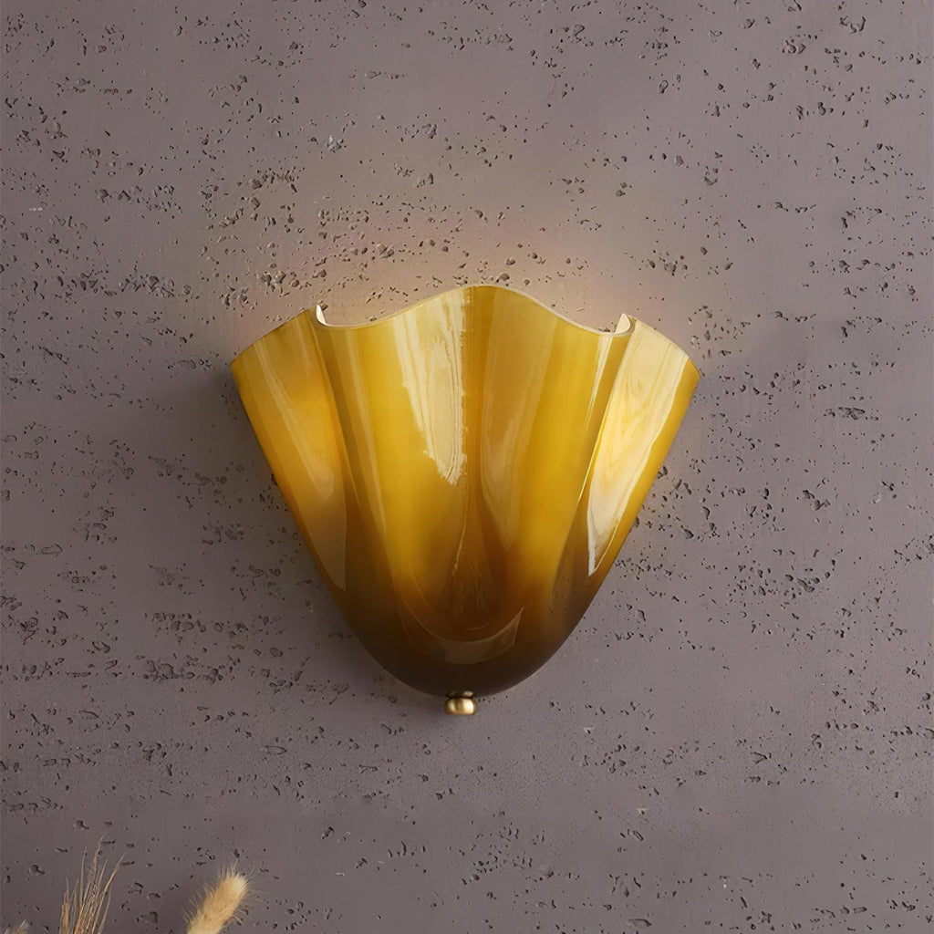 Elara Applique Murale Élégante en Verre