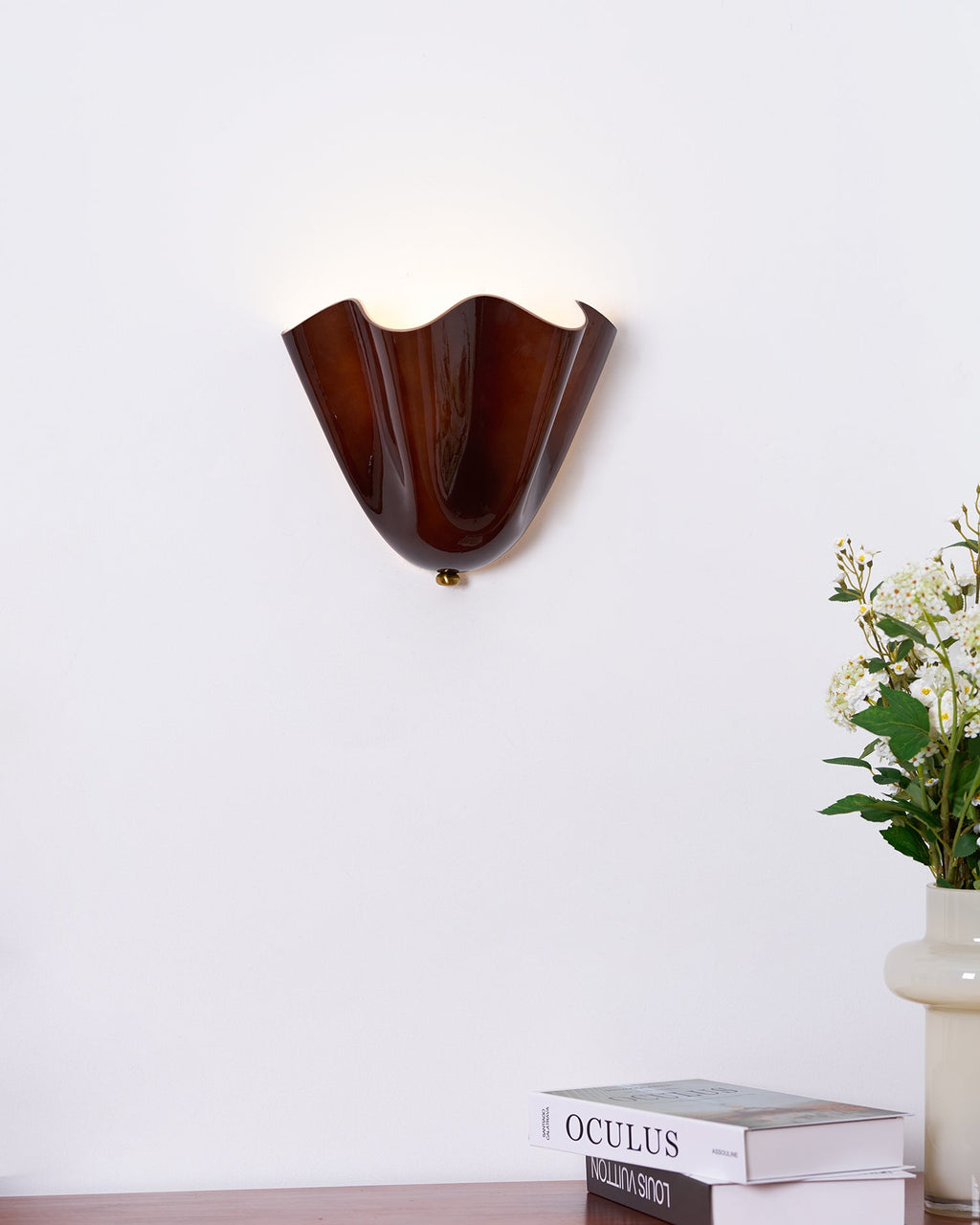 Lustra Lampe Murale Élégante aux Courbes Douces