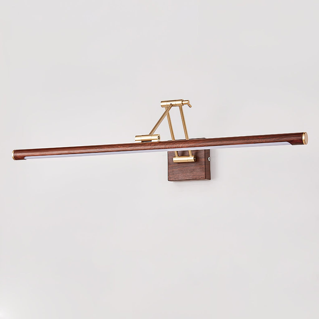 Arvararae Applique Murale Linéaire Ajustable en Noyer