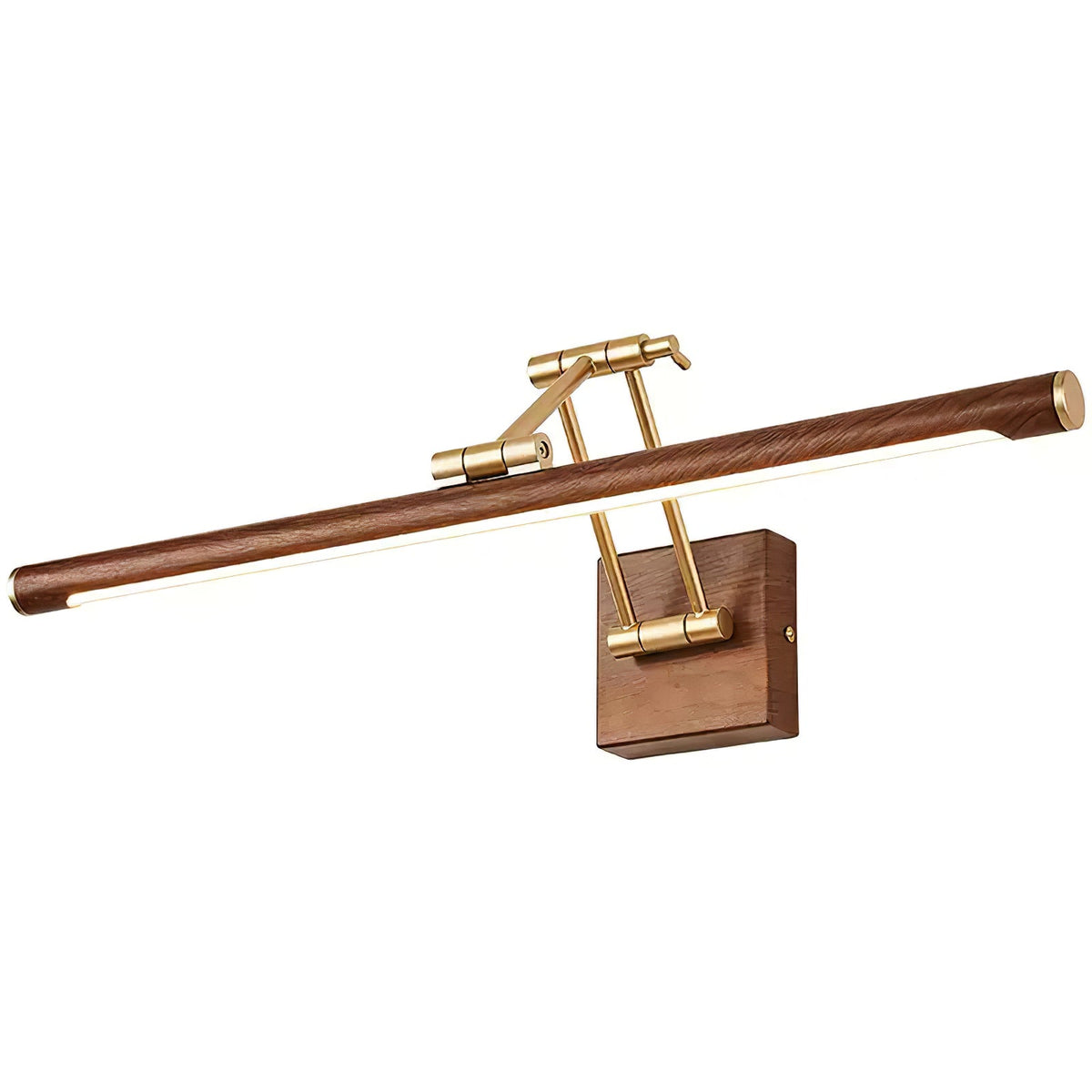 Arvararae Applique Murale Linéaire Ajustable en Noyer