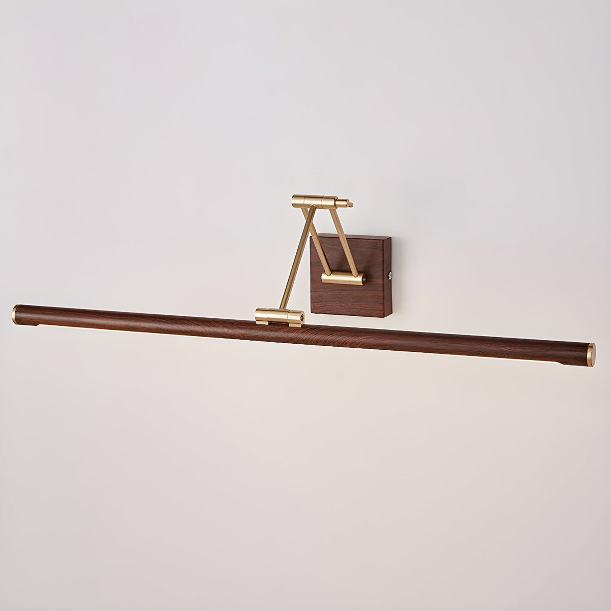 Arvararae Applique Murale Linéaire Ajustable en Noyer