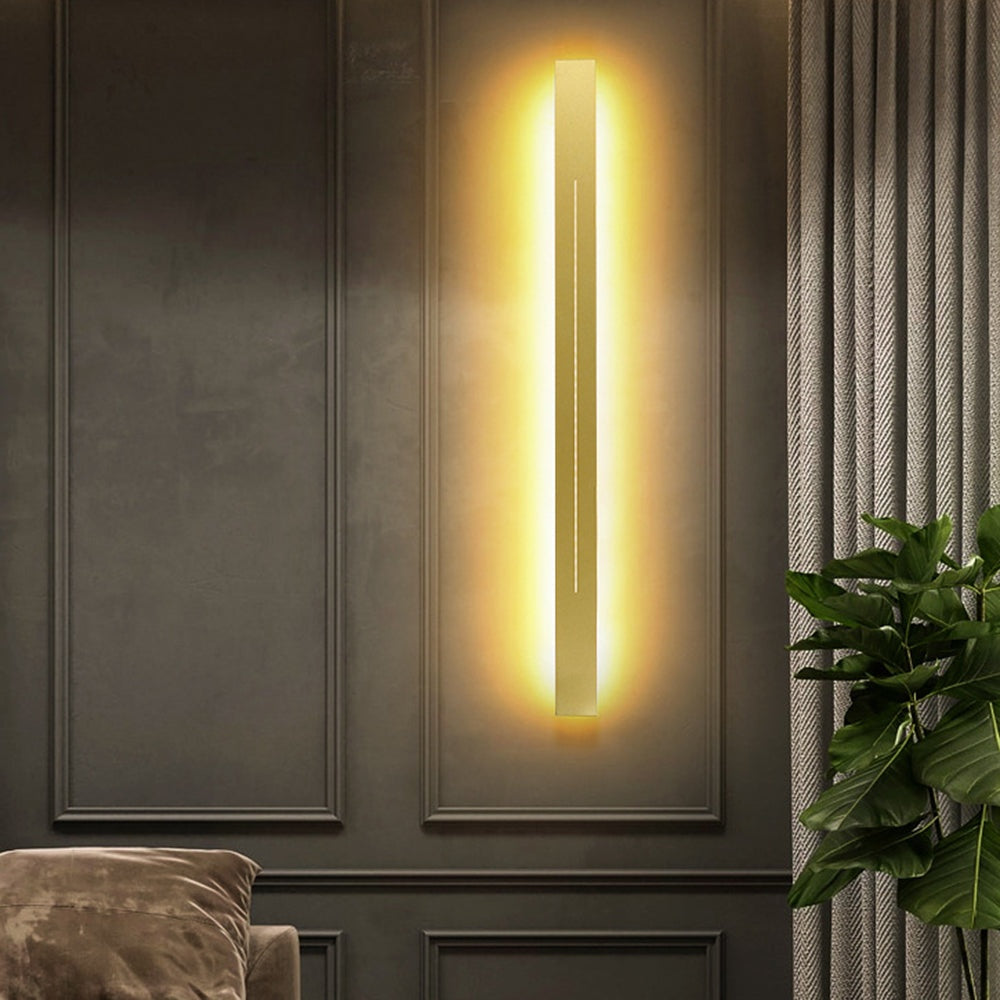 Applique LED Minimaliste Dorée - vue 24
