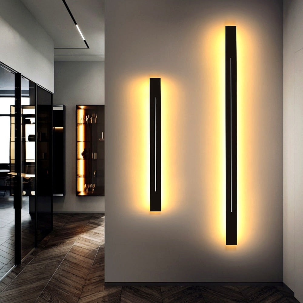 Applique Murale LED Minimaliste Dorée - Vue 27