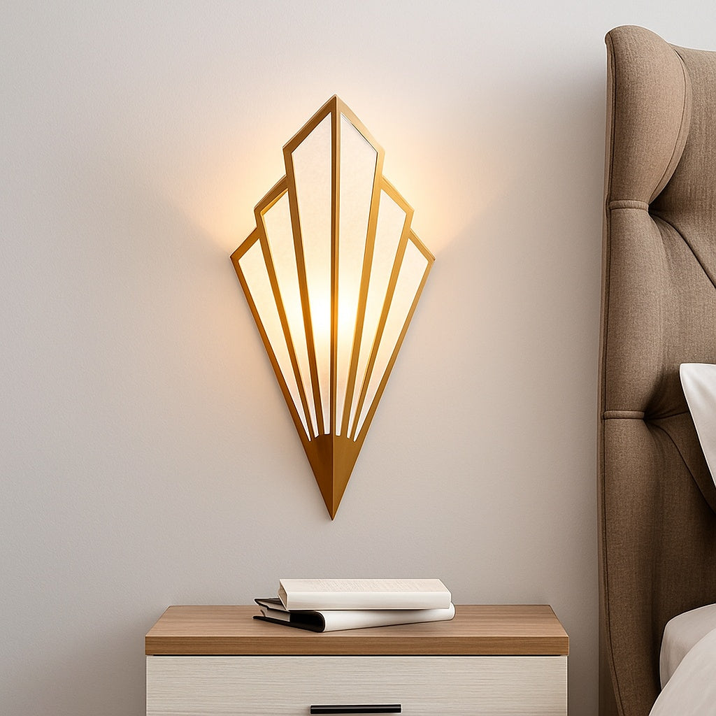 Applique Murale Triangulaire LED Métal Coloré - Vue 2