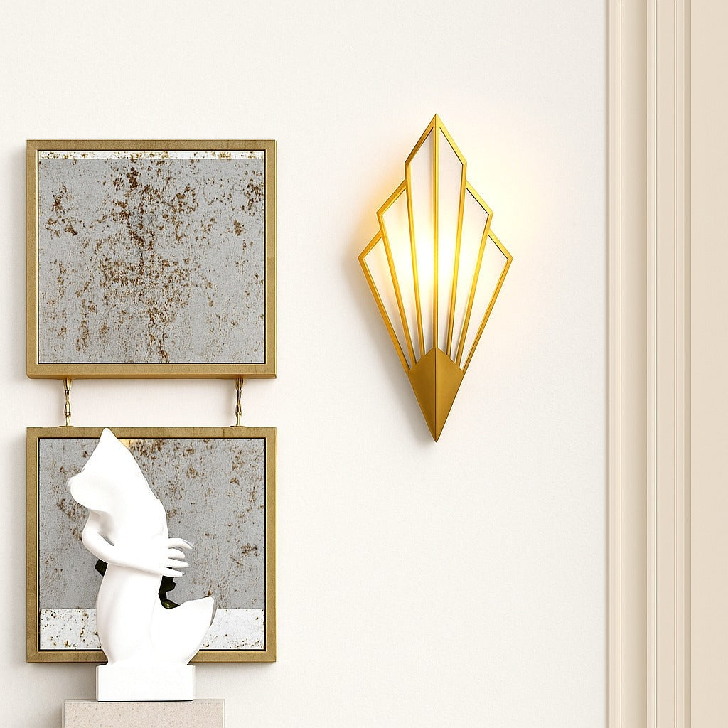 Applique Murale Triangulaire LED Métal Coloré - Vue 5