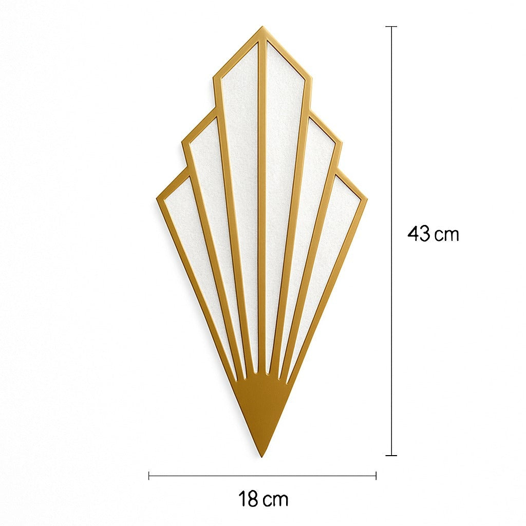 Applique Murale Triangulaire LED Métal Coloré - Vue 6