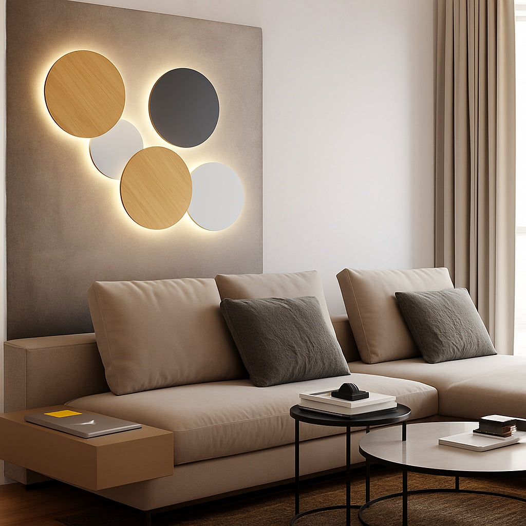 Applique Murale LED Ronde Éclipse - Vue 6