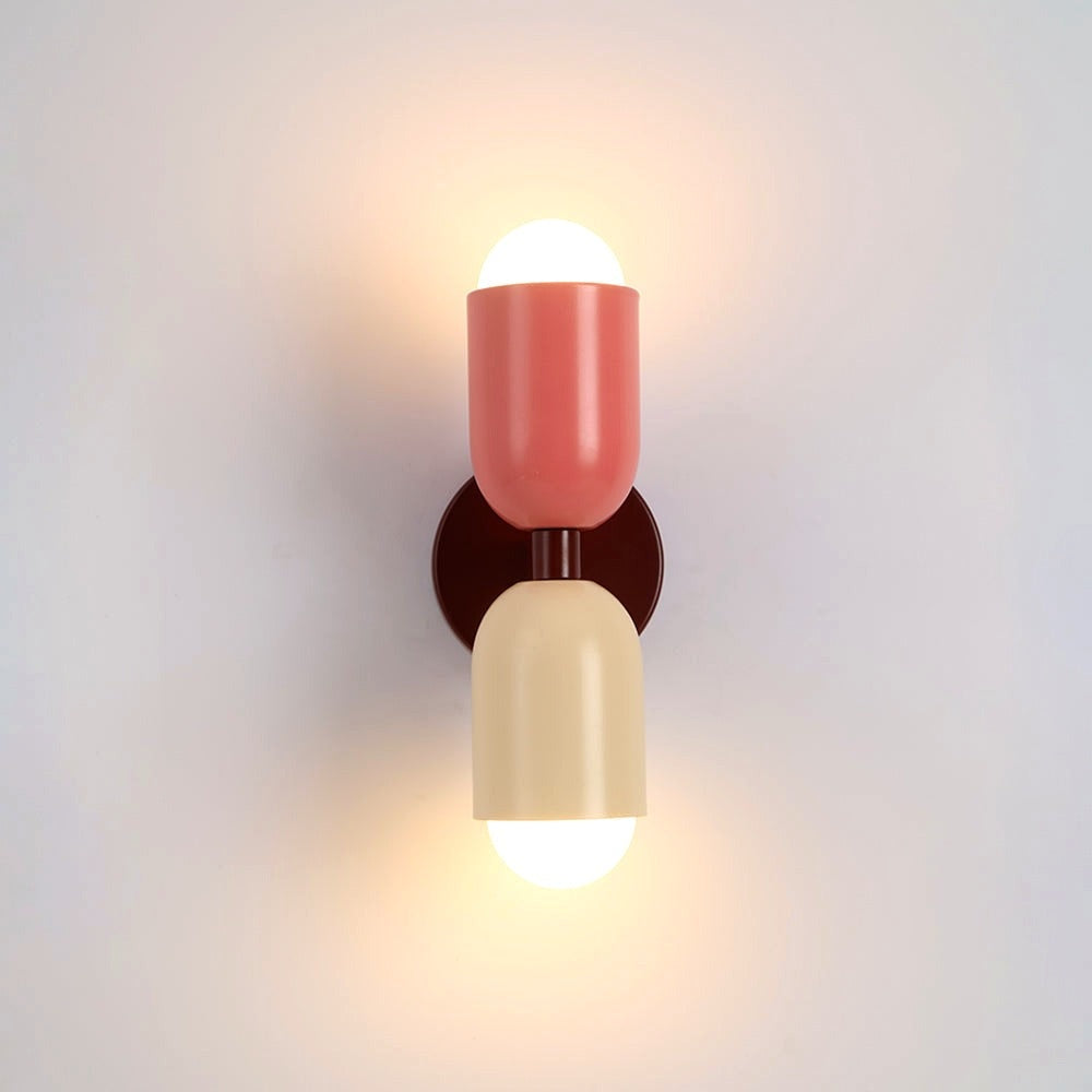 Applique Murale Métal Coloré LED Minimaliste - Vue 18