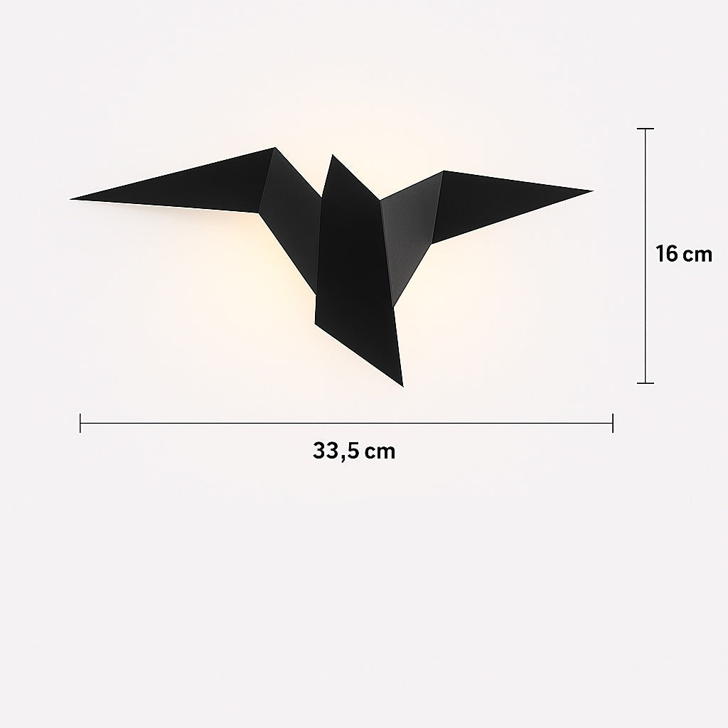 Applique Murale LED Oiseau Origami Moderne - Vue 4