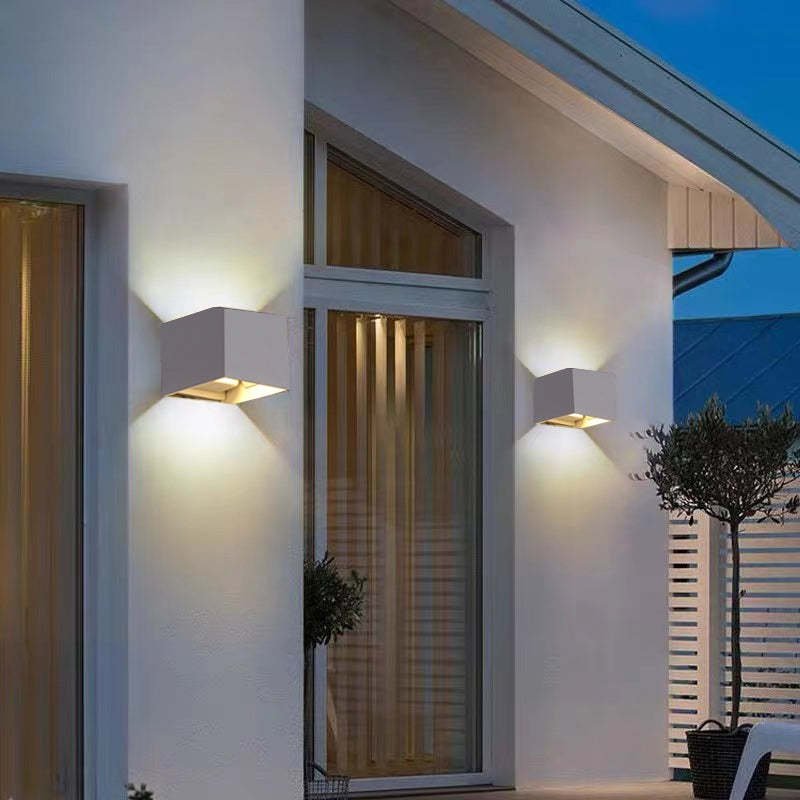 Nexu Applique Murale Carrrée Minimaliste Intérieur/Extérieur