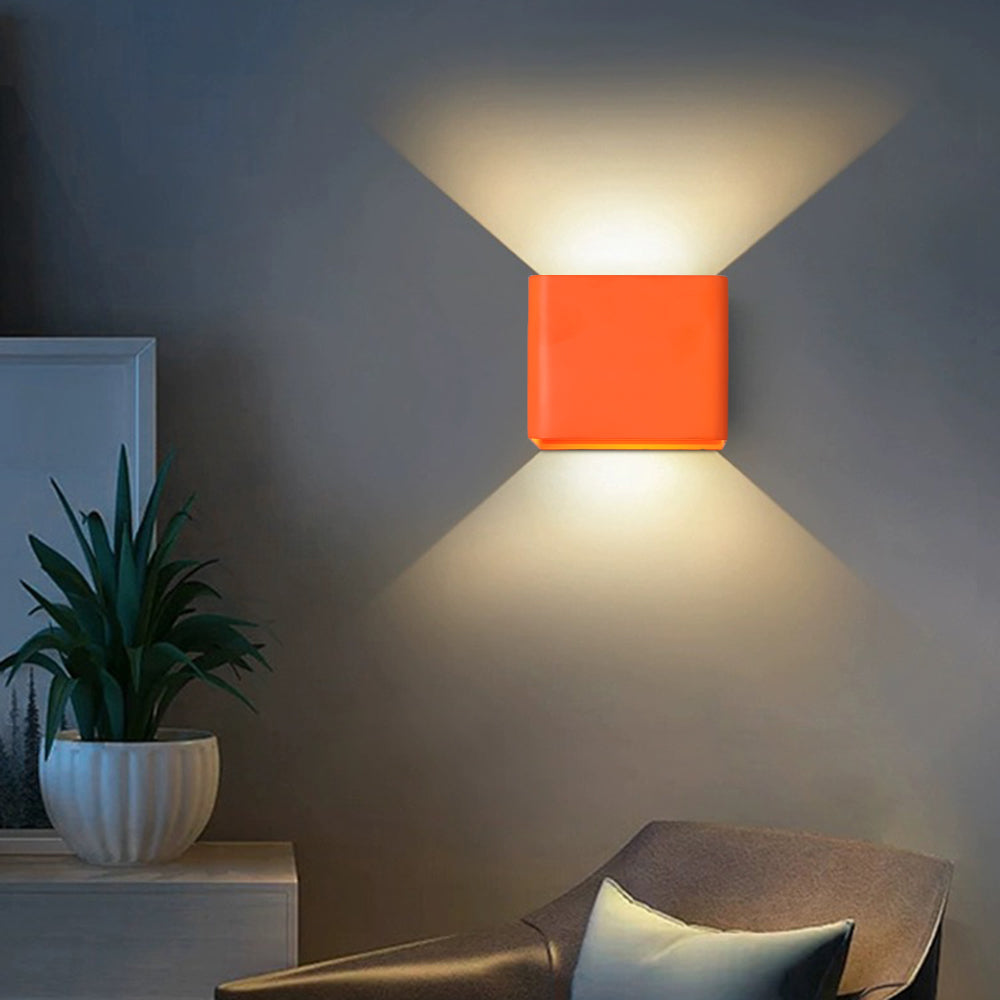 Miren Applique Murale Carrée Moderne 5-Couleurs. Chambre